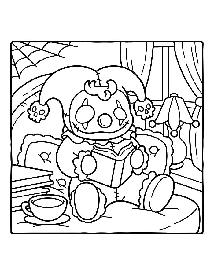 Cozy Printable Coloring Page