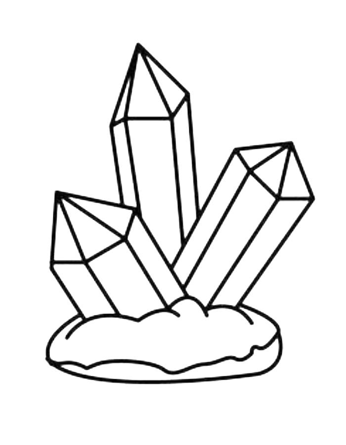 Crystal Gem Coloring Page