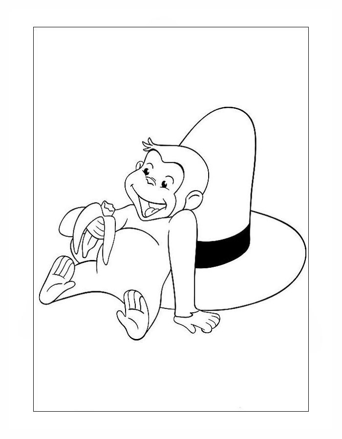 Curious George Coloring Pages Free Printable PDF Curious George Coloring Pages Free Printable PDF