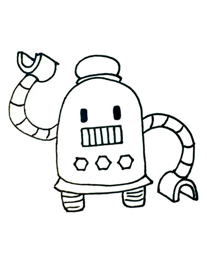 Robot Coloring Pages (Free Printable PDF)