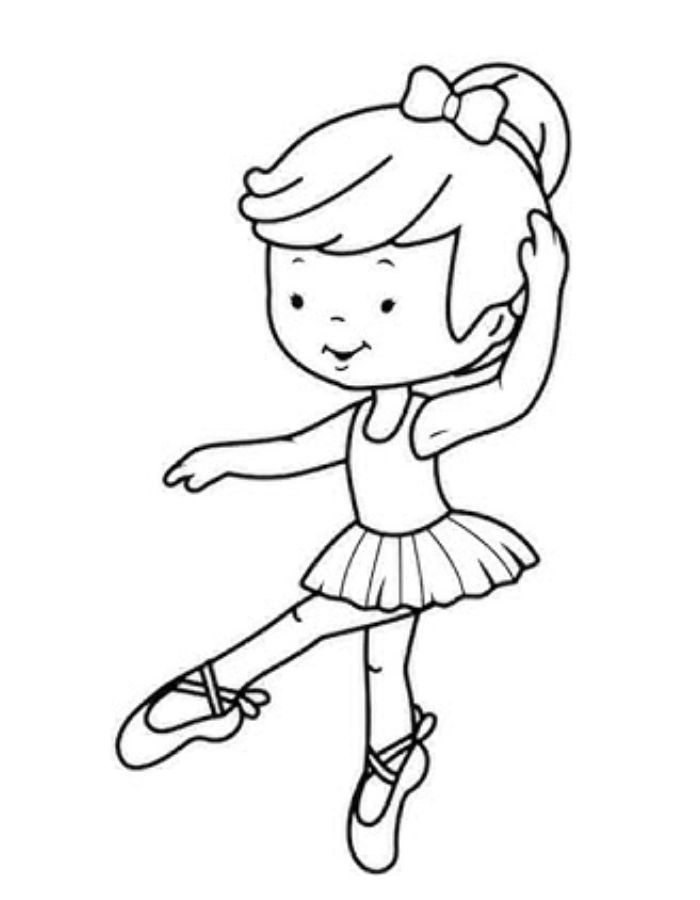 Dancing  coloring page