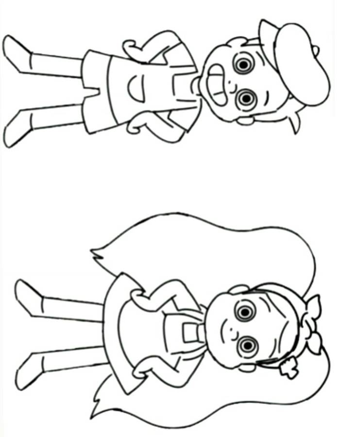 Diana And Roma Coloring Page