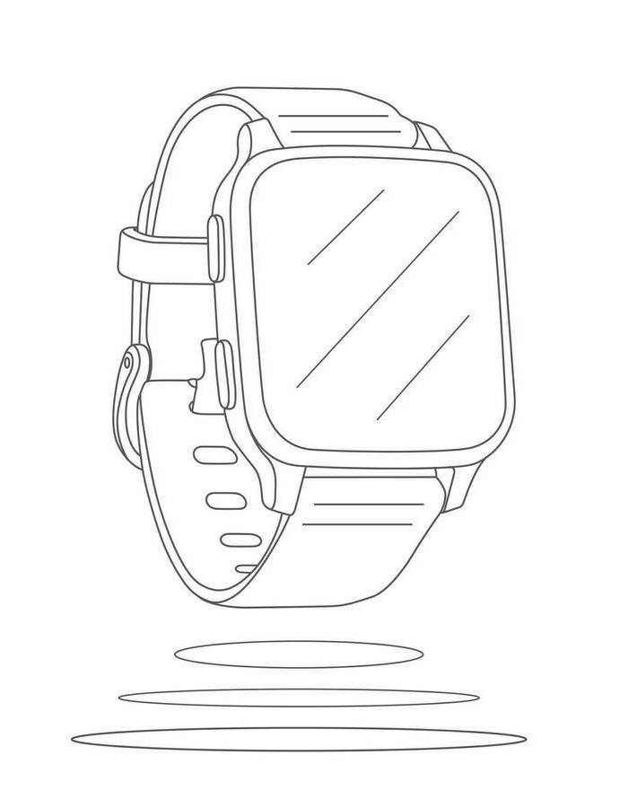 Digital Smart Hand Wrist Watch