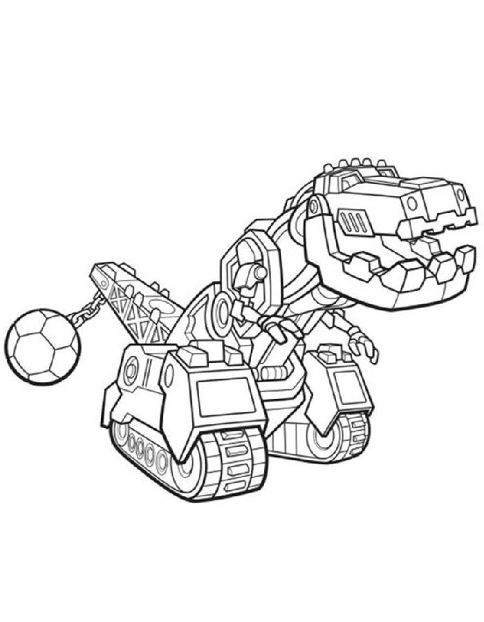 Dinotrux Coloring Page