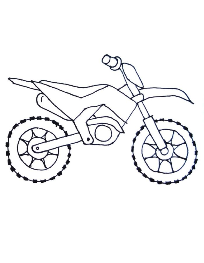 Dirt Bike Coloring Pages