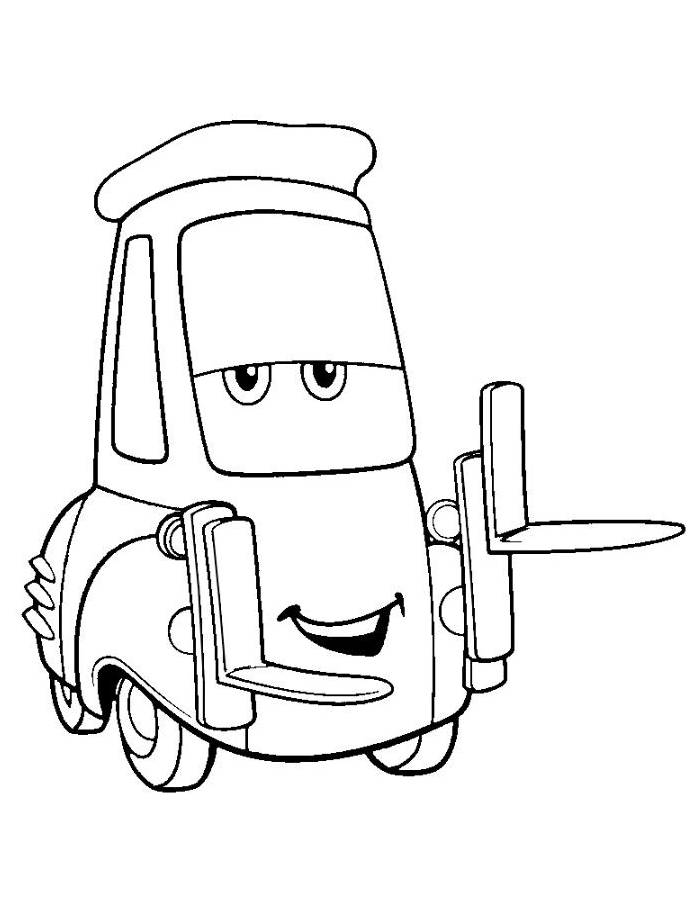 Disney Cars Coloring Page