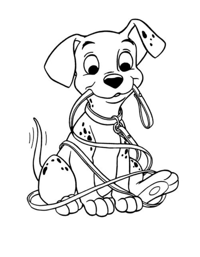 Disney Dalmatians Coloring Page