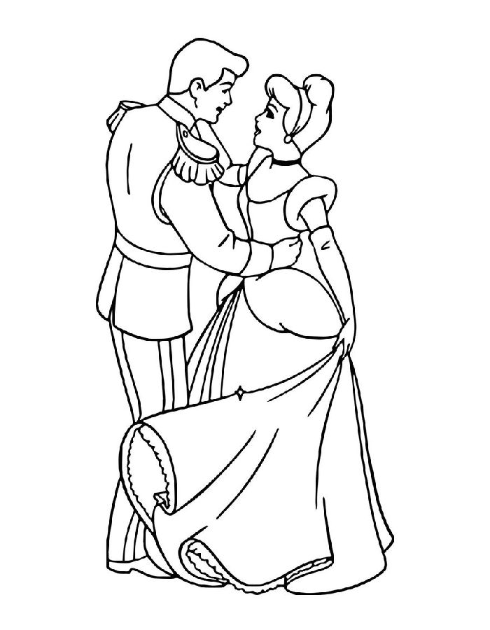 Disney Dance Coloring Page