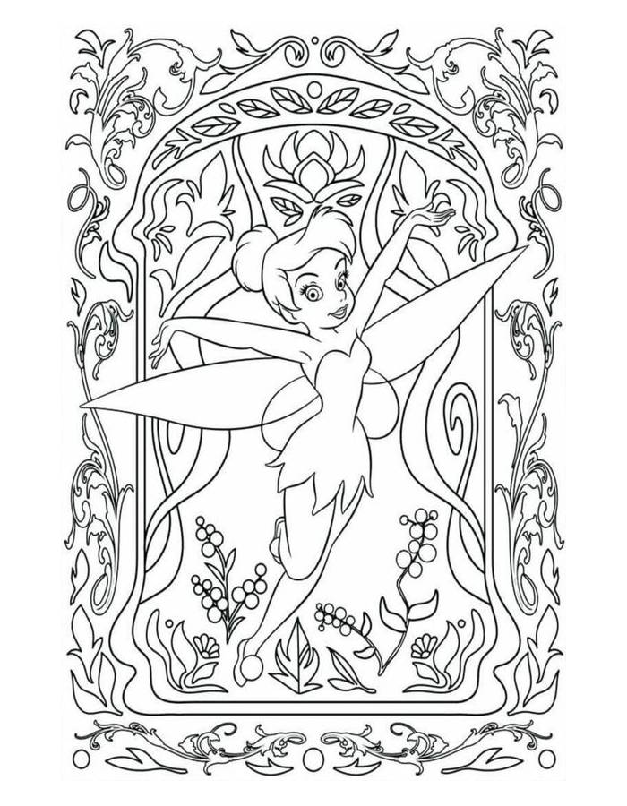 Disney Trippy Coloring Page