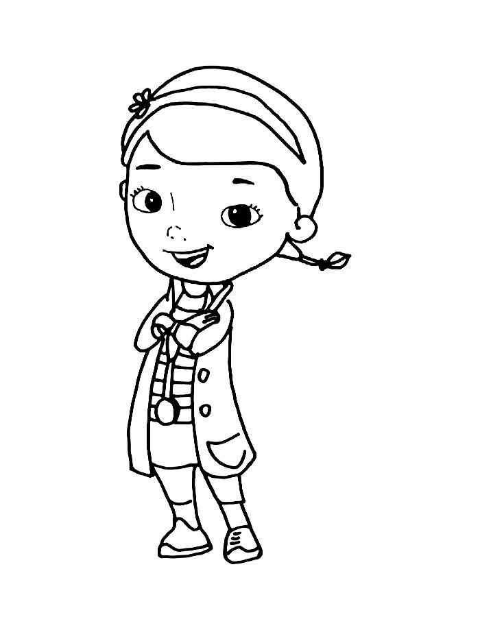 Doc Mcstuffins Pictures To Color Coloring Page