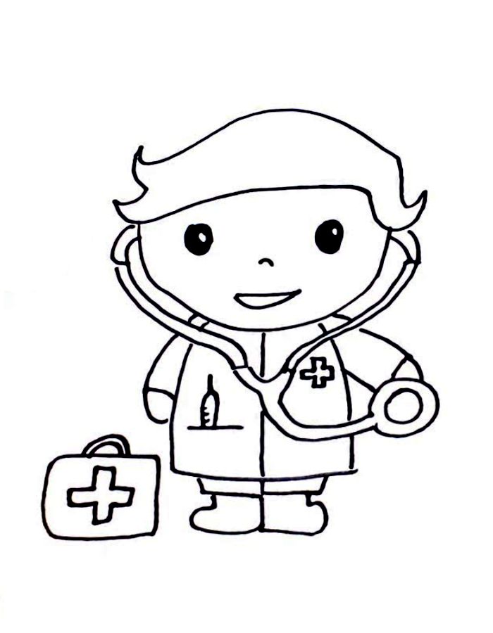 Doctor Pictures To Color Coloring Page