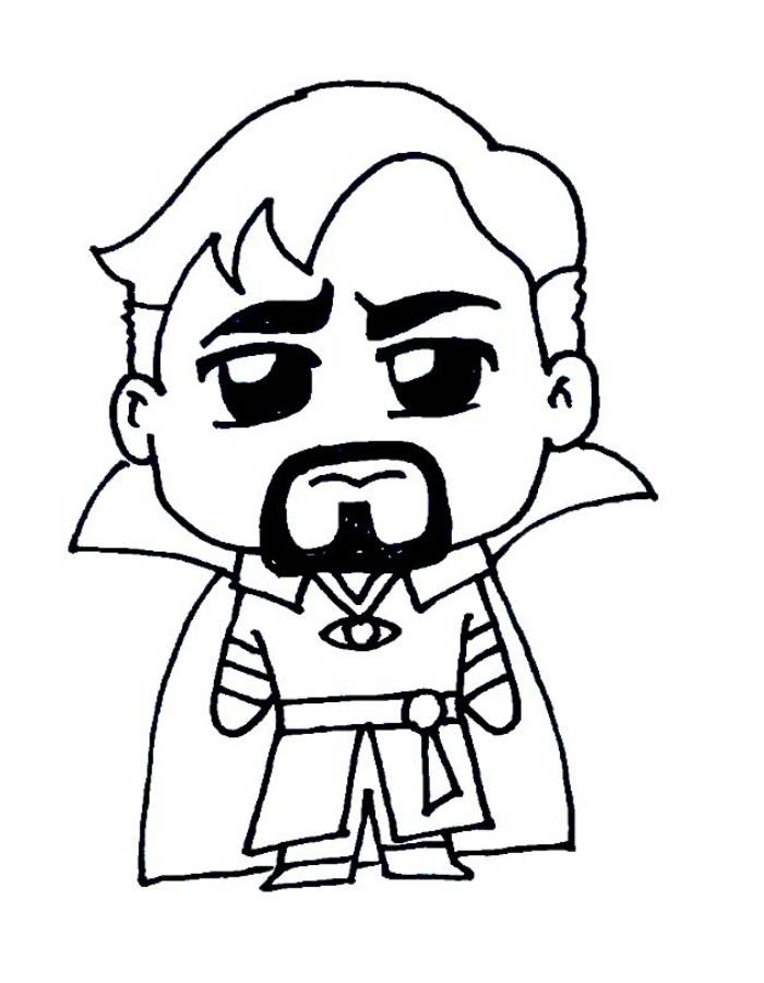 Doctor Strange Coloring Page