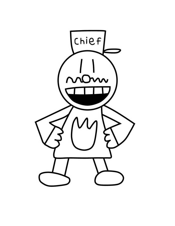 Dog Man Black And White Dog Man Black And White Coloring Page