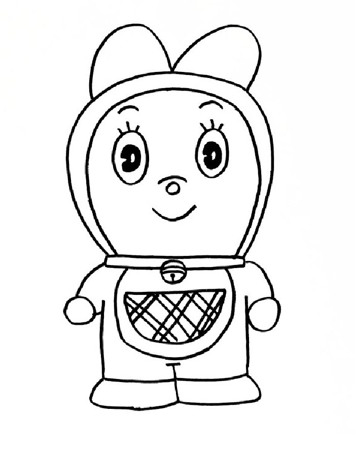 Dorami Coloring Page