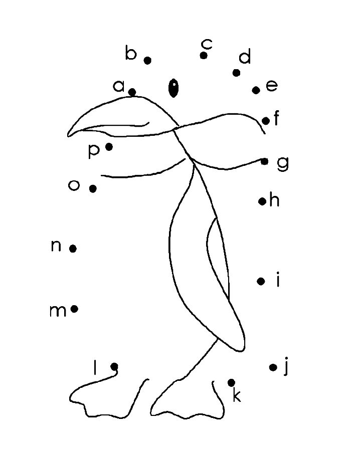 Dot To Dot For Kindergarten Coloring Page