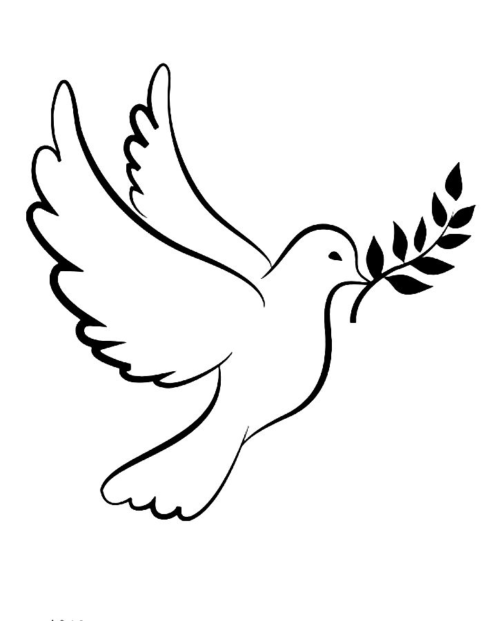 Dove  coloring page