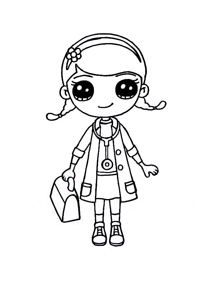 Dr Mcstuffin Coloring Page