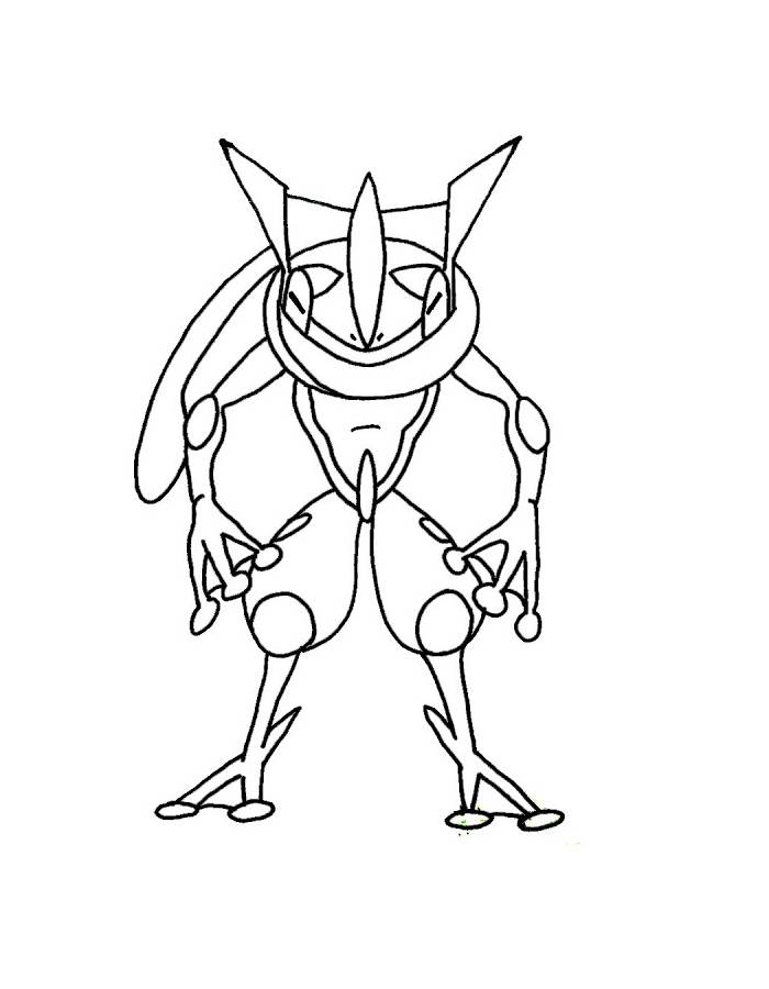 Drawing Greninja Pokemon