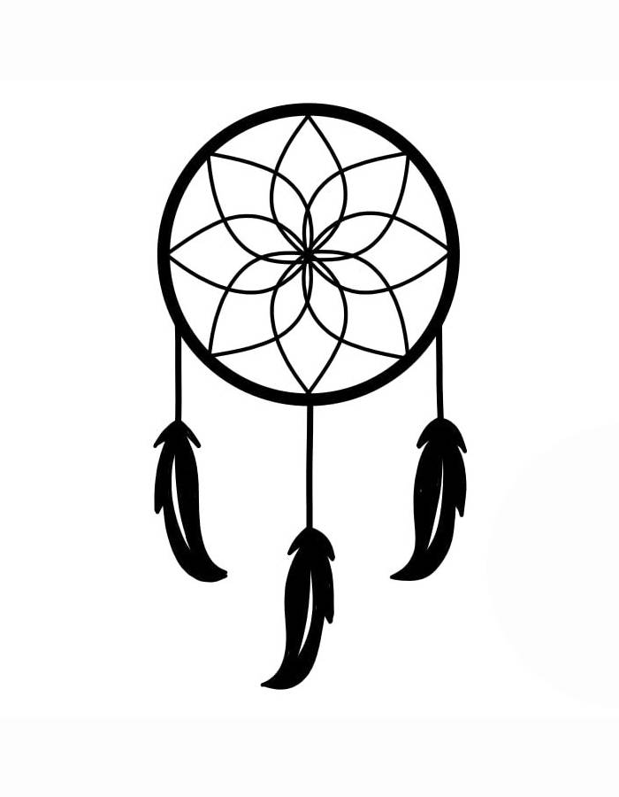 Dreamcatcher Outline
