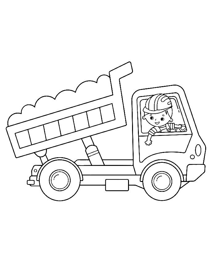 dump truck coloring pages coloring pages