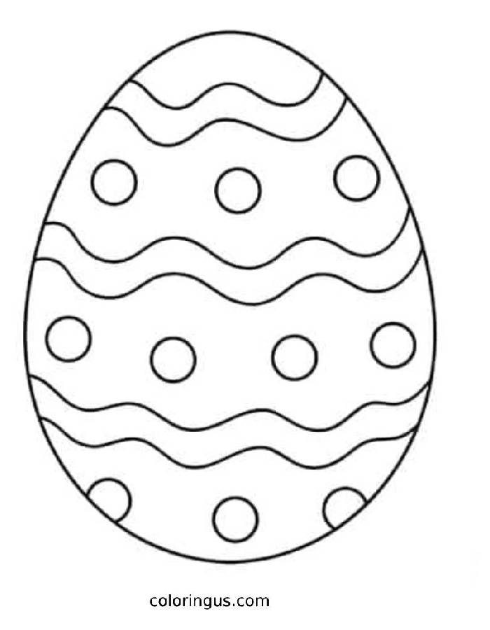 Easter Egg Coloring Pages