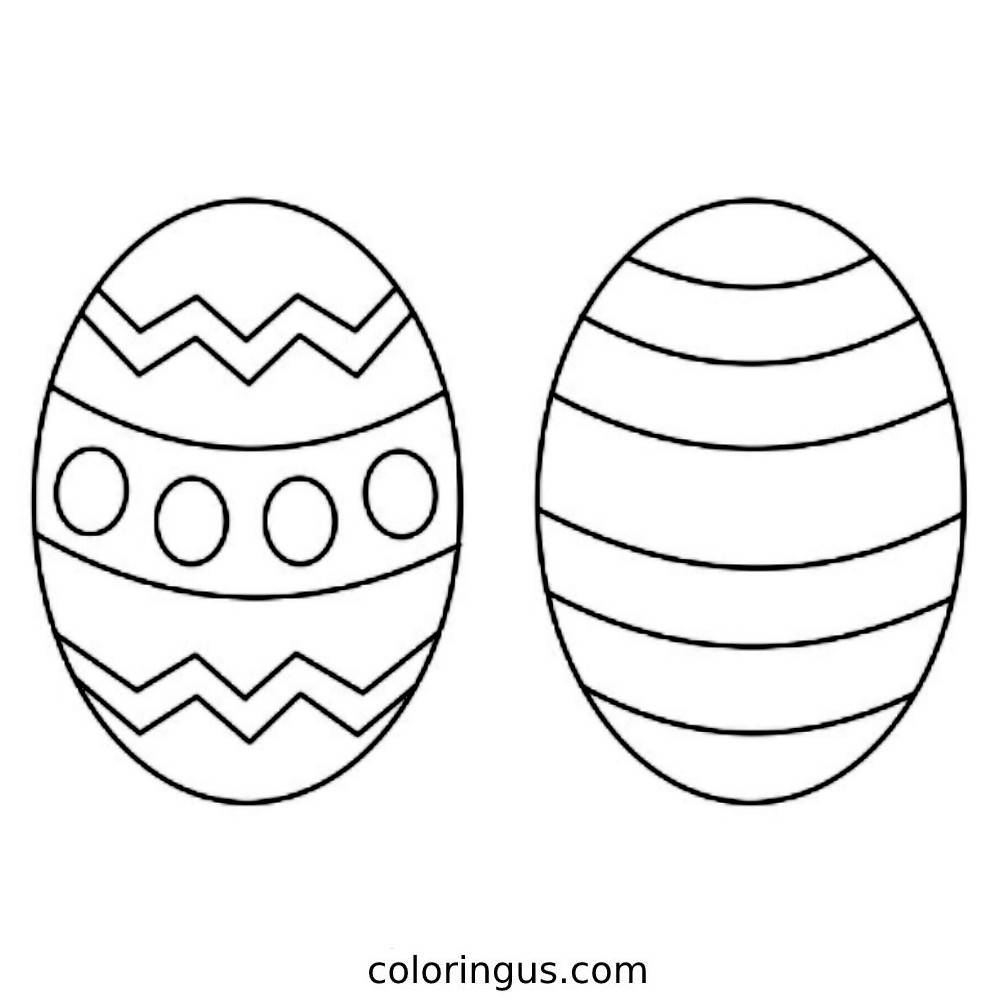 Coloring Easter Eggs Printable Coloring Easter Eggs Printable