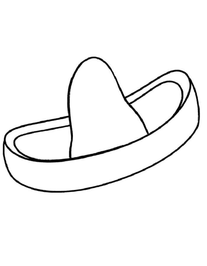 Easy Cinco De Mayo Drawing Coloring Page