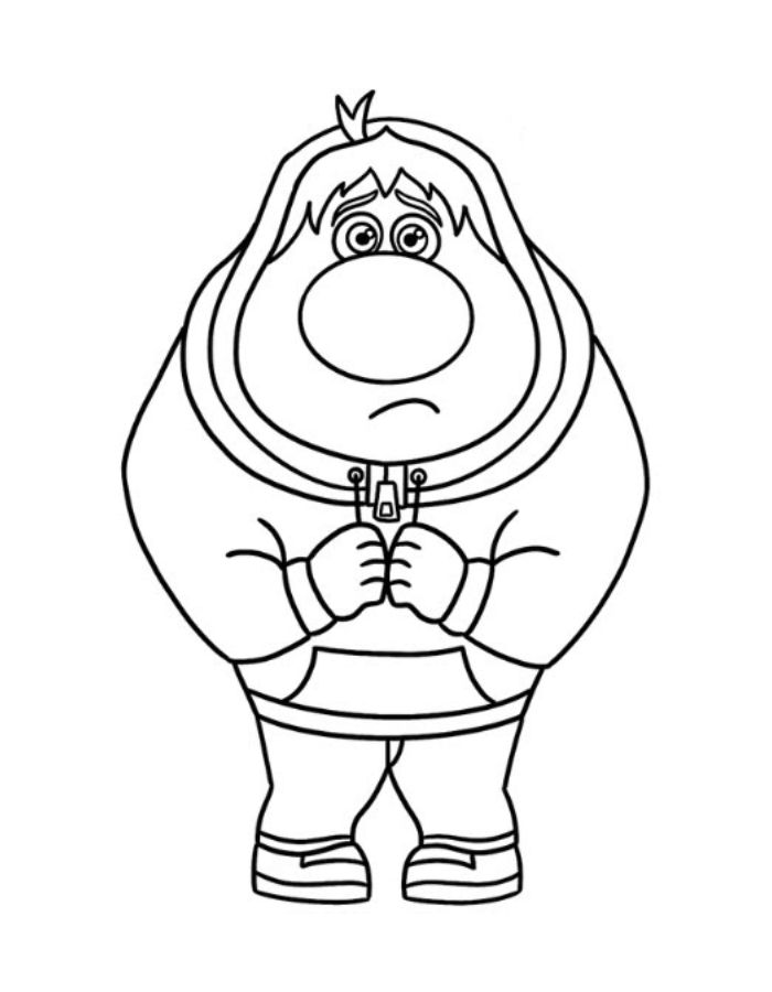 Embarrassment From Inside Out 2 Coloring Page