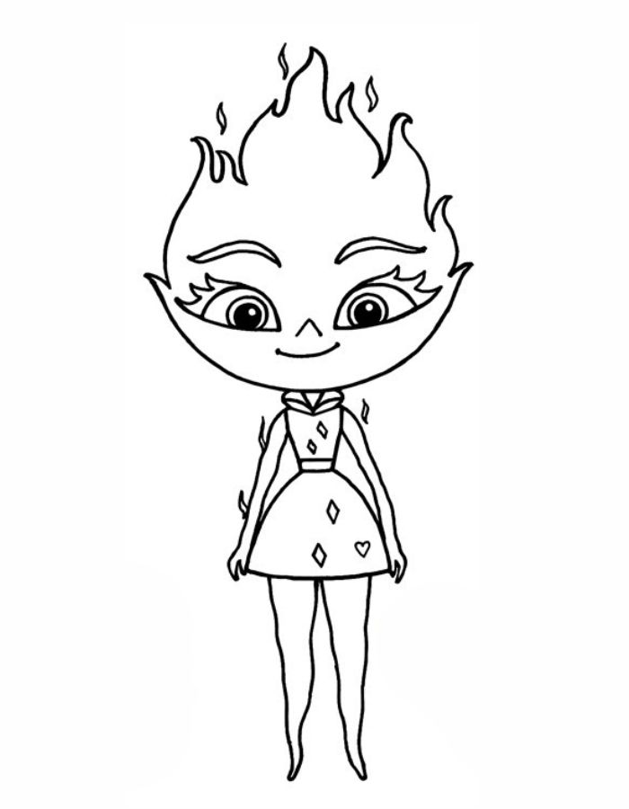 Ember Lumen Coloring Page