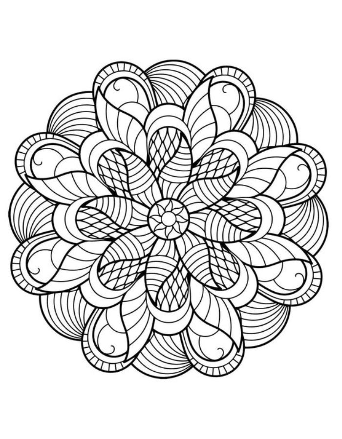 Enhance Concentration Coloring Page