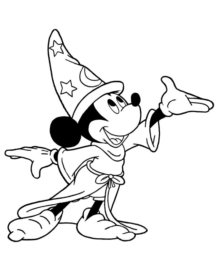 Mickey Mouse Coloring Pages (Free Printable PDF)