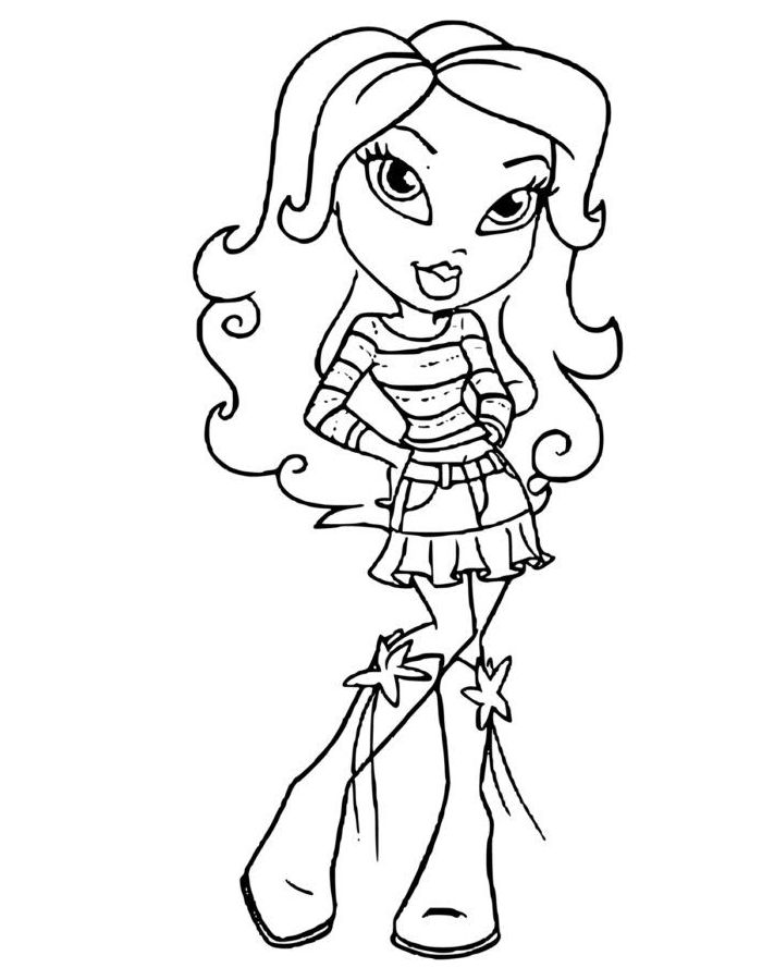 Fianna Bratz Coloring Page