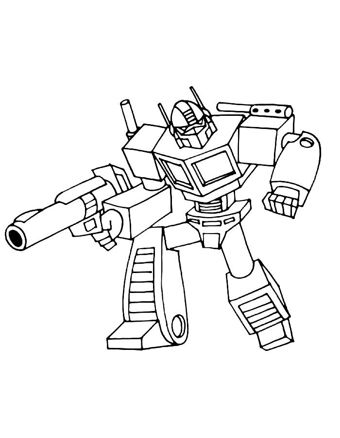 Robot Coloring Pages (Free Printable PDF Sheets)