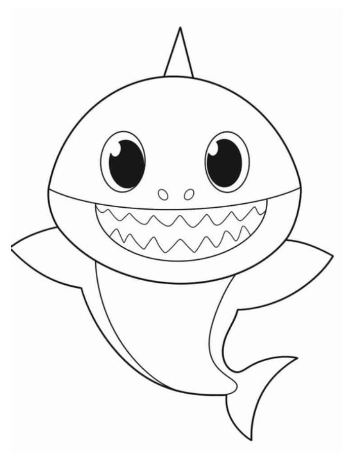 Shark Coloring Pages (Free Printable PDF)