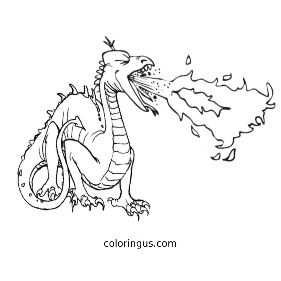 Free Printable Dragon Coloring Pages For Kids