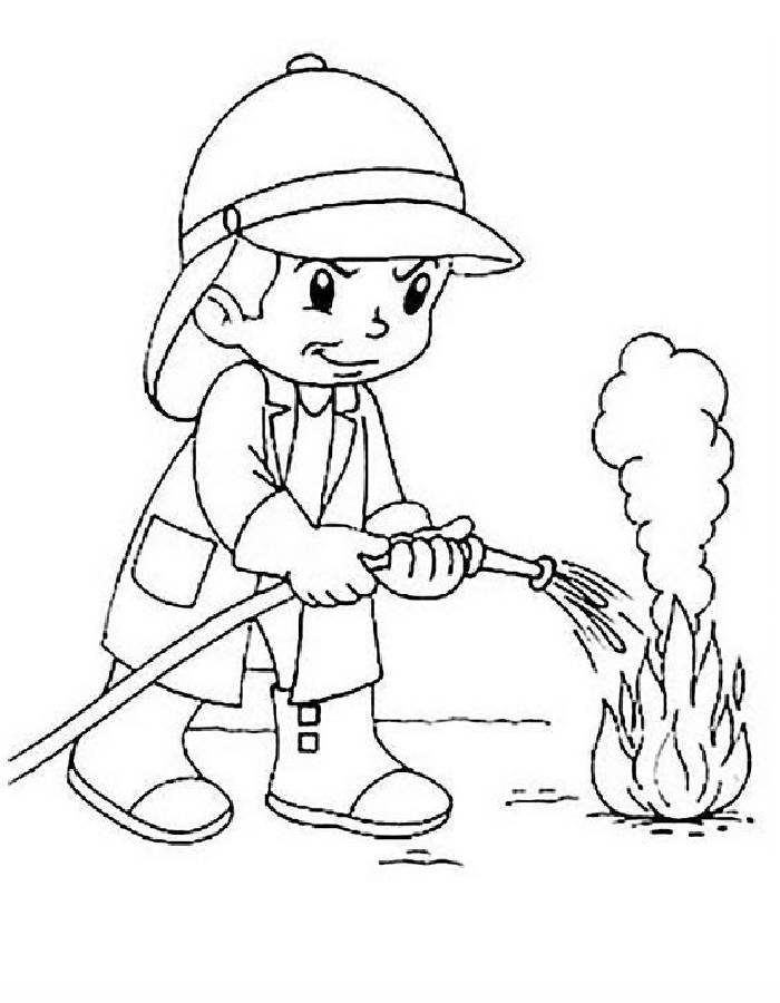 fireman worksheets for preschool