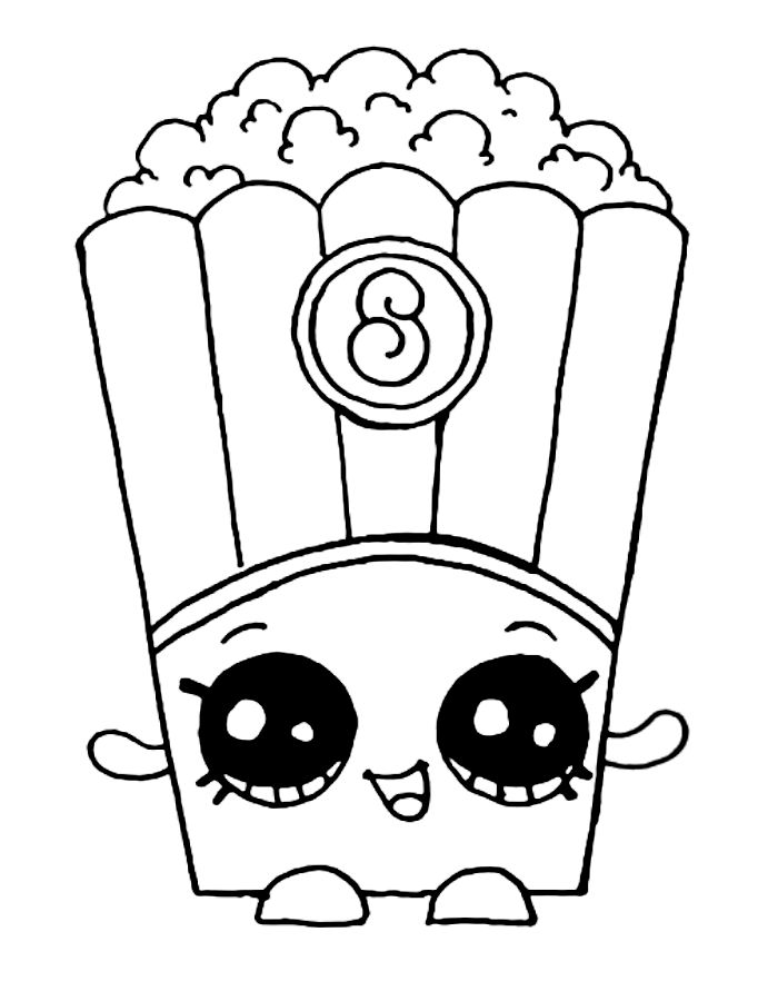 Shopkins Coloring Pages (Free Printable PDF)