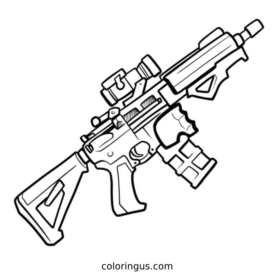 Fortnite Coloring Pages Free Printable PDF 