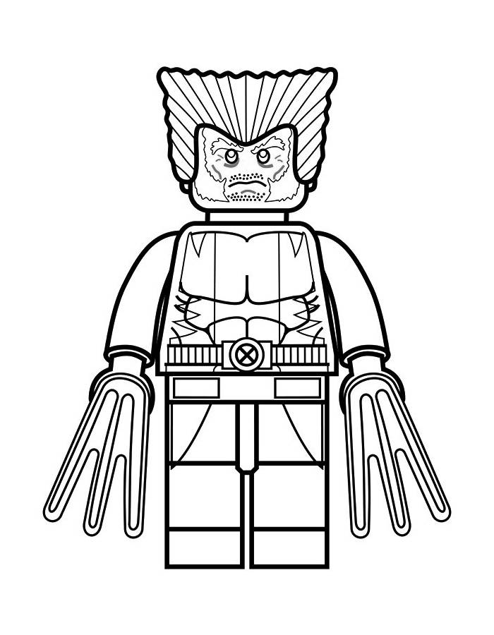 Free Lego Printable Coloring Page