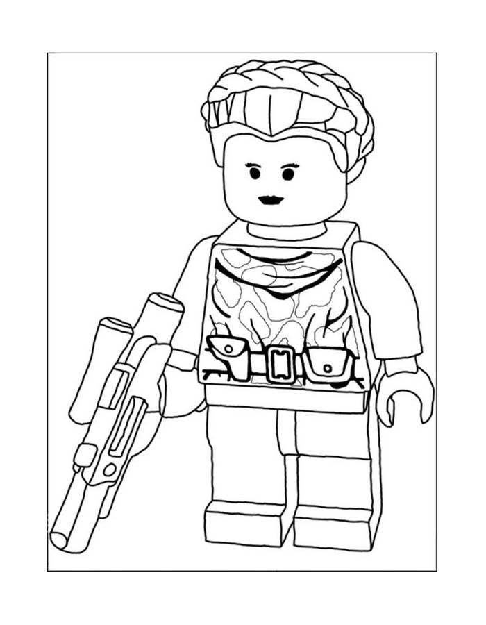 Free Lego Star Wars Coloring Page