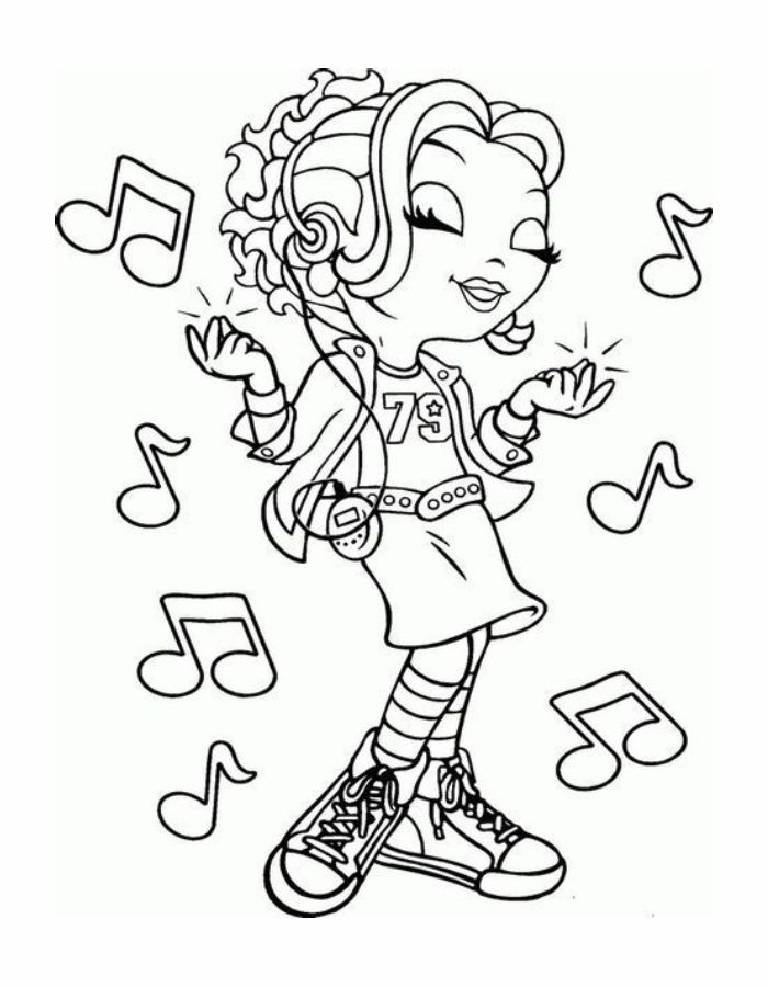 Free Lisa Frank Coloring Page