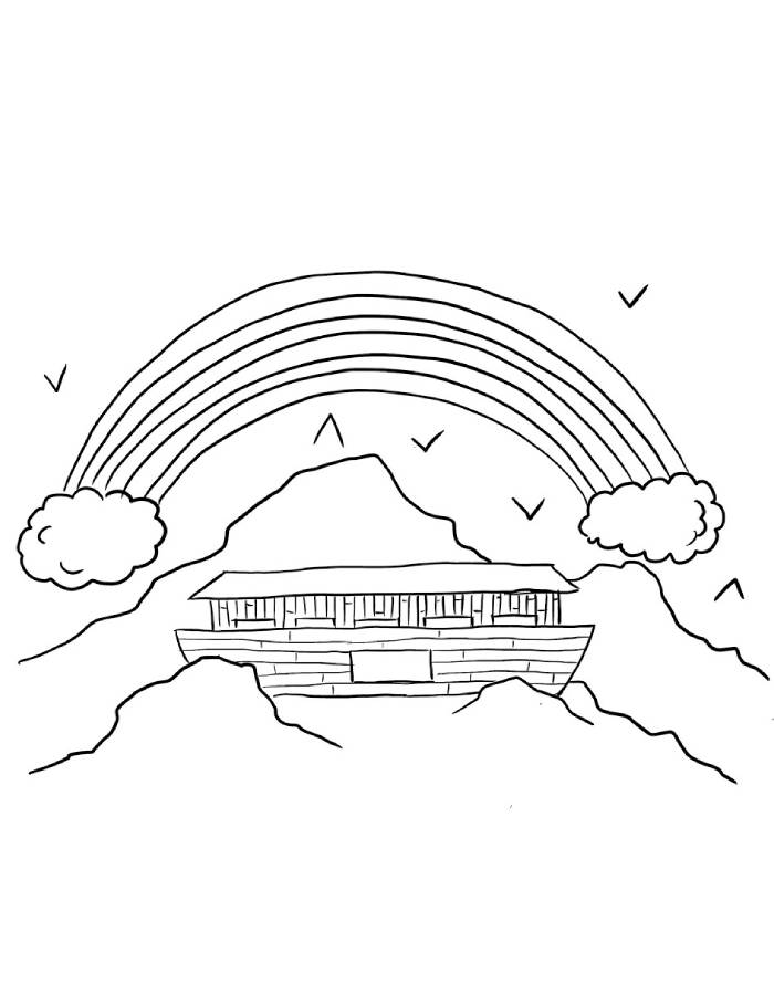 Free Noahs Ark Coloring Page