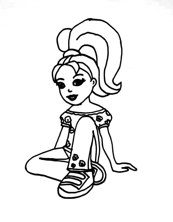 Free Polly Pocket Coloring Page