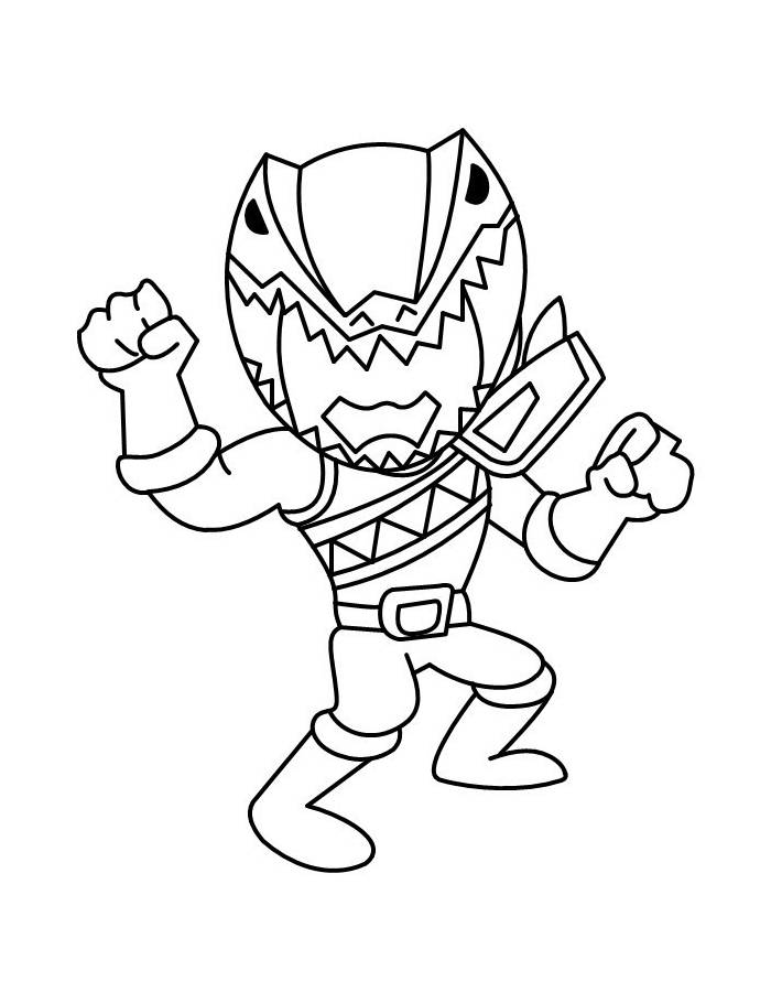 Free Power Rangers Printable Pdf Coloring Page