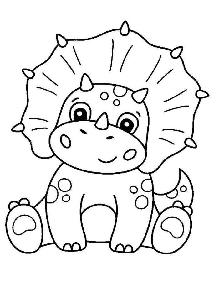 Free Printable Dinosaur Coloring Page