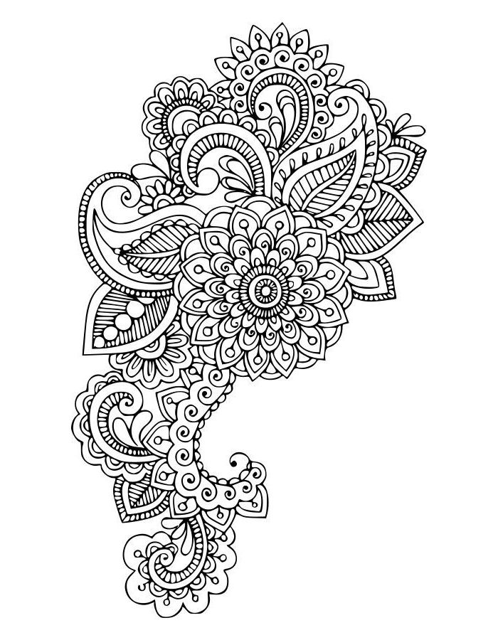 Free Printable Flower Mandala Pdf Coloring Page