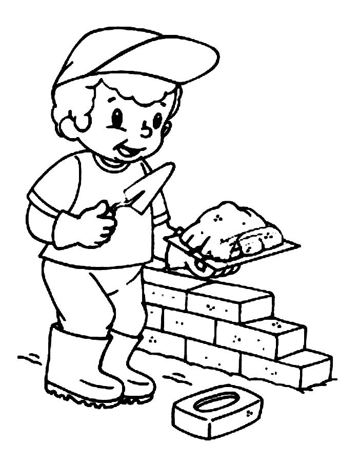 Free Printable For Labor Day Coloring Page