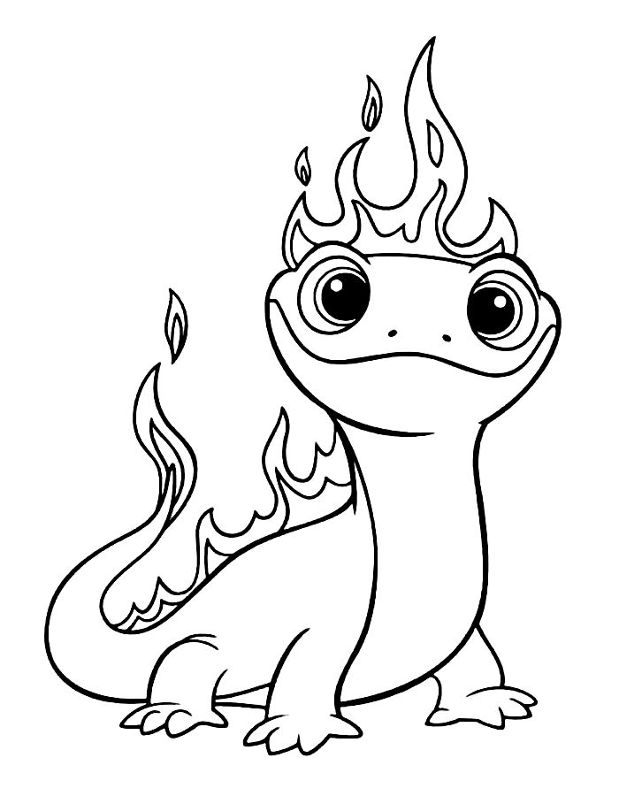 Free Printable Newts Amphibian Free Printable Newts Amphibian Coloring Page