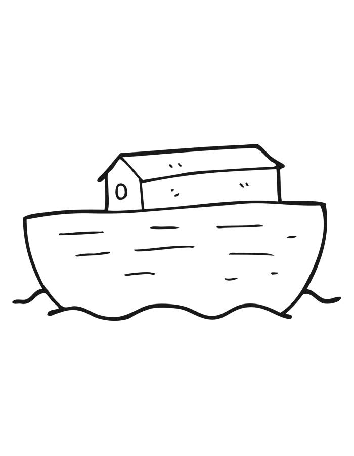 Free Printable Noah's Ark Coloring Page