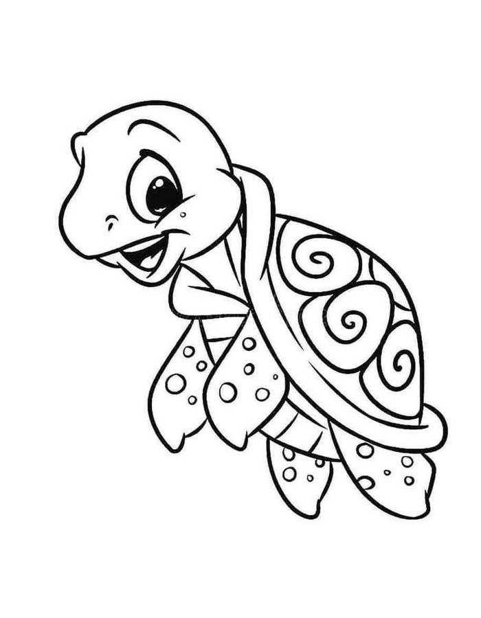 Free Printable Sea Turtle Pictures Coloring Page